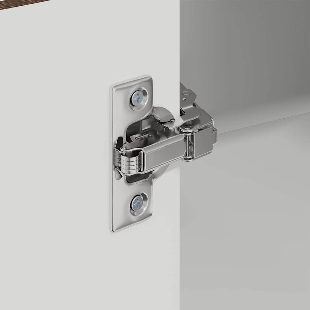 Kitchen Wall Cabinet Brown Oak 57 x 57 x 80 cm Engineered Wood